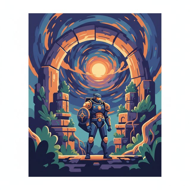 Flat Vector example artwork
