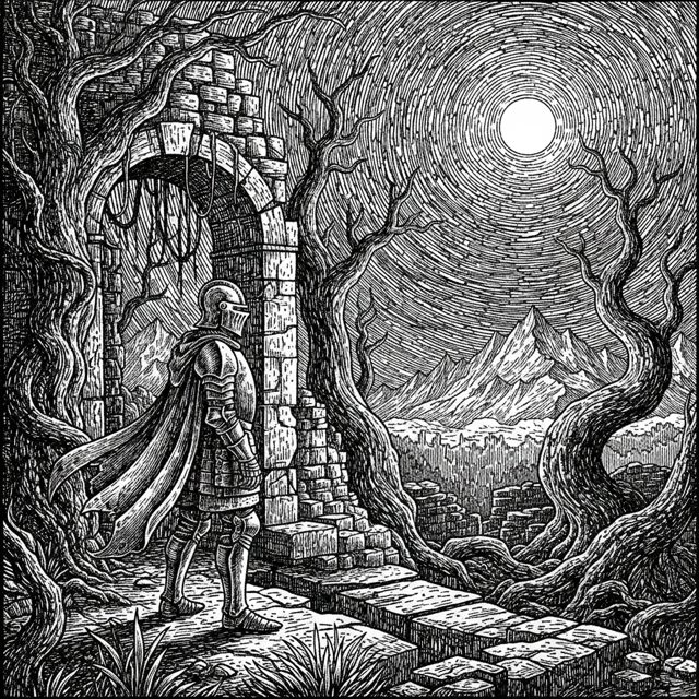 Woodcut / Scratchboard example artwork